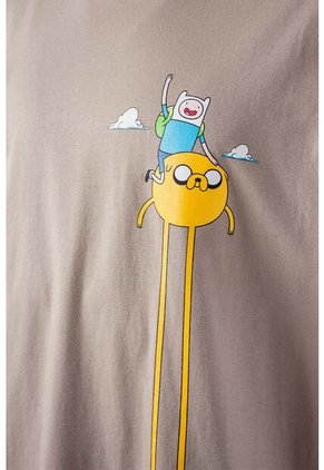 Camiseta De Adventure Time Regular Fit Para Hombre S