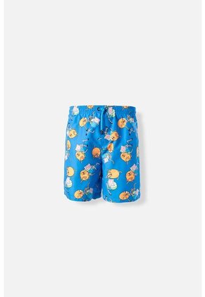Pantaloneta De Baño Adventure Time Azul Para Hombre M