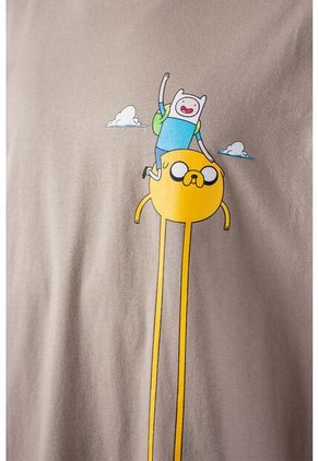 Camiseta De Adventure Time Regular Fit Para Hombre S