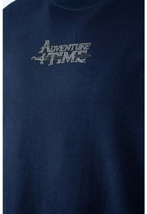 Buzo De Adventure Time Cerrado Azul Para Hombre XS