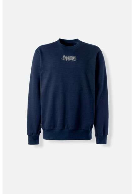 Buzo De Adventure Time Cerrado Azul Para Hombre L