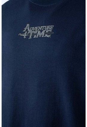 Buzo De Adventure Time Cerrado Azul Para Hombre