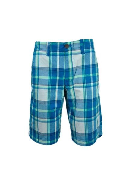 Bermuda Aeropostale Para Hombre-Azul Oscuro/Esmeralda