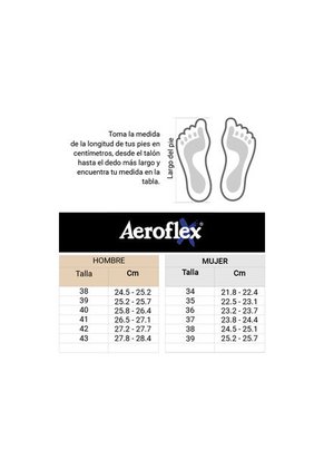 Tenis Hombre Gris-Naranja Aeroflex MA8818-GNA