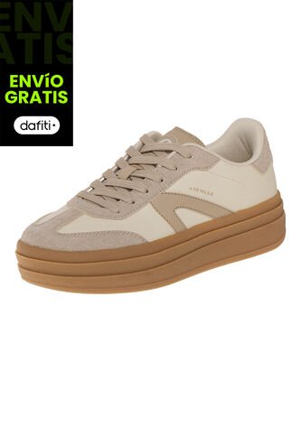 Zapatos Casuales Nova Para Mujer Bronceado Airwalk 211470 Airwalk