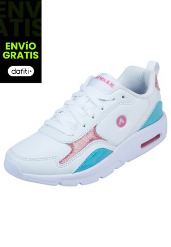 Zapatos Deportivos Irid Concur Para Niña Blanco Airwalk 201080 Payless Airwalk