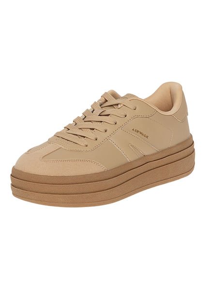 Zapatos Casuales Nova Para Mujer Beige Airwalk 201114