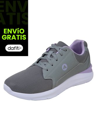 Zapatos Deportivos Vertek Para Mujer Gris Oscuro Airwalk 200490 Payless Airwalk