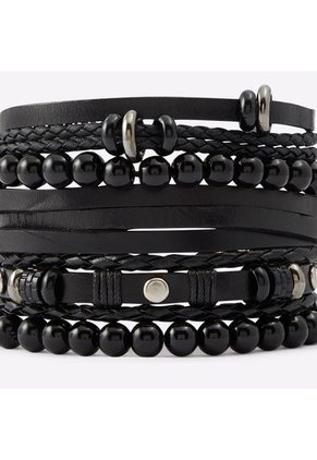 PULSERA PARA HOMBRE NEGRO ALDO STEGANOPUS
