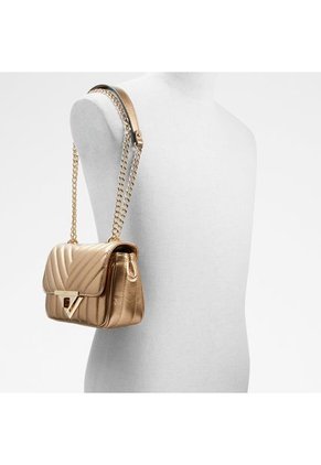 BOLSO / CARTERA DE MODA PARA MUJER DORADO ALDO VAOWIA