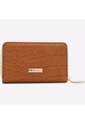 BILLETERA DE MODA PARA MUJER ALDO MARRON Y BLANCO