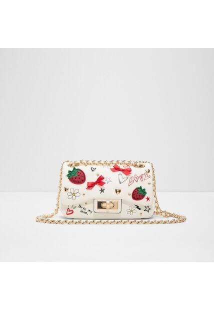Cartera Dama Moda White Aldo Lovebag