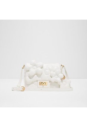 Cartera Dama Moda White Aldo Fflowerpuffy