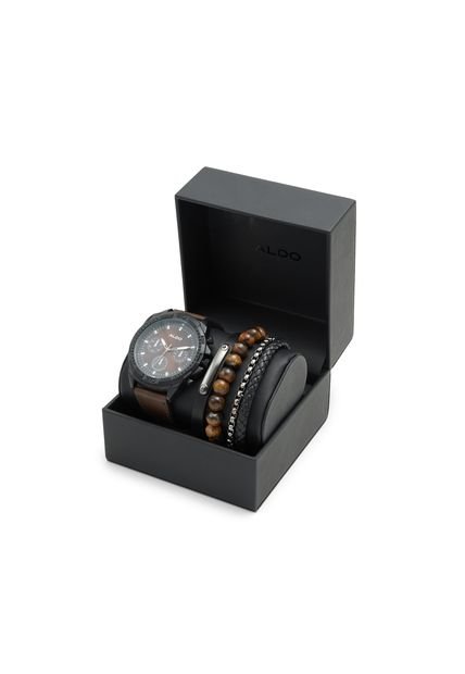 SET DE RELOJ Y 4 PULSERAS PARA HOMBRE NEGRO ALDO GLADDON - 970000000