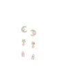 SET DE 3 ARETES PARA MUJER DORADO ALDO CELESTIA - 972000000 de Aldo