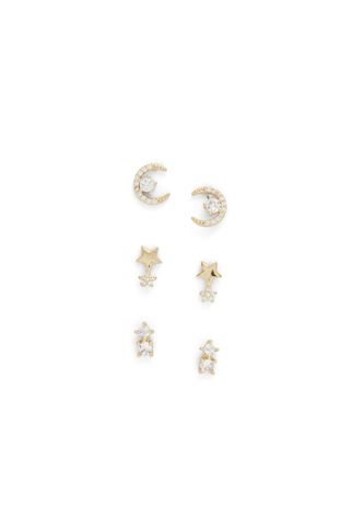 SET DE 3 ARETES PARA MUJER DORADO ALDO CELESTIA - 972000000 Aldo