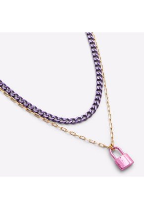 COLLAR DE 3 UNDS FUCSIA ALDO LOCKLOVE