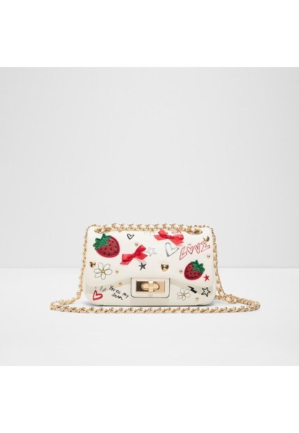 Cartera Dama Moda White Aldo Lovebag