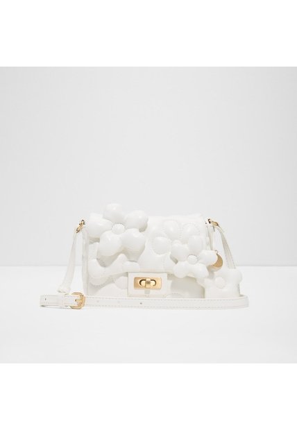 Cartera Dama Moda White Aldo Fflowerpuffy