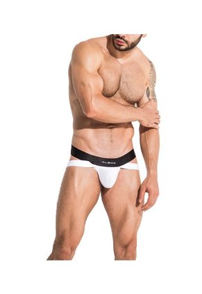 Ropa Interior Hombre Suspensorios JockStrap Bite Blanco - Alexx