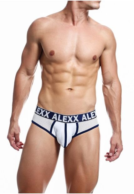Brief Ropa Interior Para Hombre - Alexx Underwear-Blanco