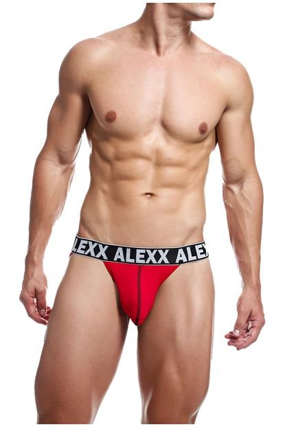Ropa Interior Para Hombre Tipo Bikini - Alexx Underwear-Rojo