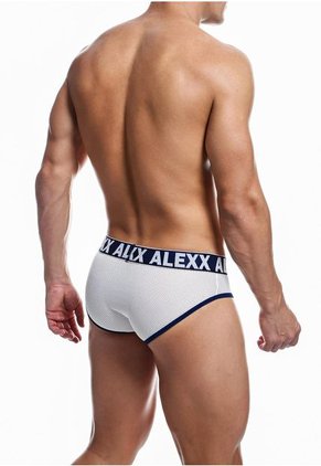 Brief Ropa Interior Para Hombre - Alexx Underwear-Blanco