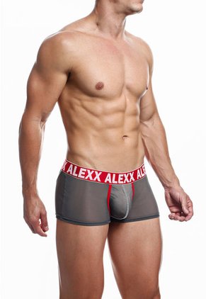 Bóxer Corto Ropa Interior Para Hombre - Alexx Underwear-Gris