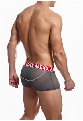 Bóxer Corto Ropa Interior Para Hombre - Alexx Underwear-Gris