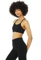 ALOSOFT GRATITUDE BRA  W9352R BLACK de ALO YOGA