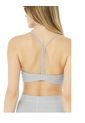 RIBBED BLISSFUL BRA W9392R ATHLETIC GREY HEATHER de ALO YOGA