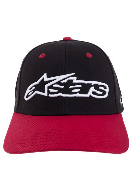 Gorra Negra-Roja Alpinestars Circuit Rep Hat
