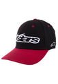 Gorra Negra-Roja Alpinestars Circuit Rep Hat de Alpinestars