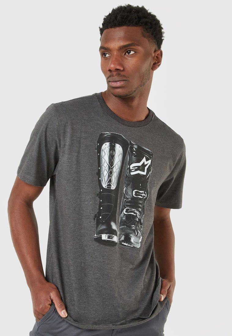 Camiseta Gris-Blanco-Negro Alpinestars Victory Roots - Compra Ahora ...