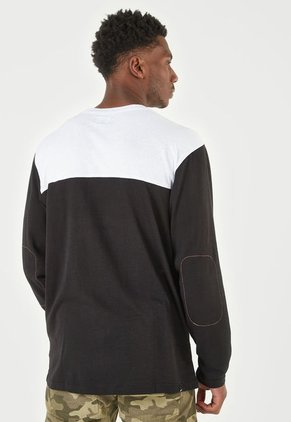 Camiseta Negro-Blanco-Naranja Neon Alpinestars