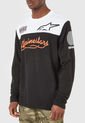 Camiseta Negro-Blanco-Naranja Neon Alpinestars de Alpinestars