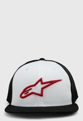 Gorra Negro-Blanco-Rojo Alpinestars Corp Trucker