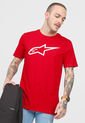 Camiseta Rojo-Blanco Alpinestars Angeless Tee de Alpinestars