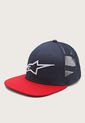 Gorra Azul Navy-Rojo-Blanco Alpinestars Corp Trucker de Alpinestars
