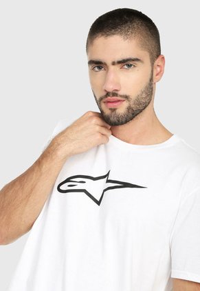 Camiseta Blanco-Negro Alpinestars Ageless
