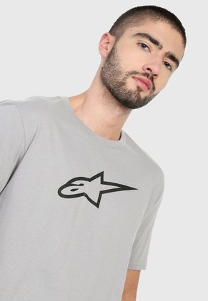 Camiseta Gris-Negro Alpinestars Ageless Tee