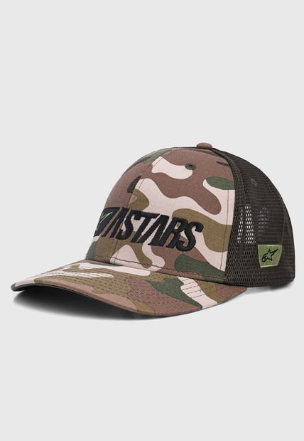 Gorra Verde-Café-Negro Alpinestars Reblaze Multicamo