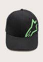 Gorra Negro-Verde Alpinestars Corp Snap 2 de Alpinestars