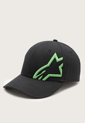 Gorra Negro-Verde Alpinestars Corp Snap 2