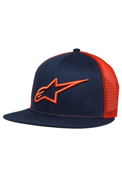 Gorra Azul-Naranja Alpinestars Corp Trucker