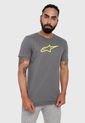 Camiseta Gris-Amarillo Alpinestars Ageless Tee de Alpinestars