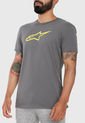 Camiseta Gris-Amarillo Alpinestars Ageless Tee de Alpinestars