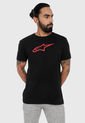 Camiseta Negro-Rojo Alpinestars Ageless Tee de Alpinestars
