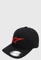 Gorra Negro-Rojo Alpinestars Angle de Alpinestars