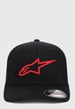 Gorra Negro-Rojo Alpinestars Angle de Alpinestars